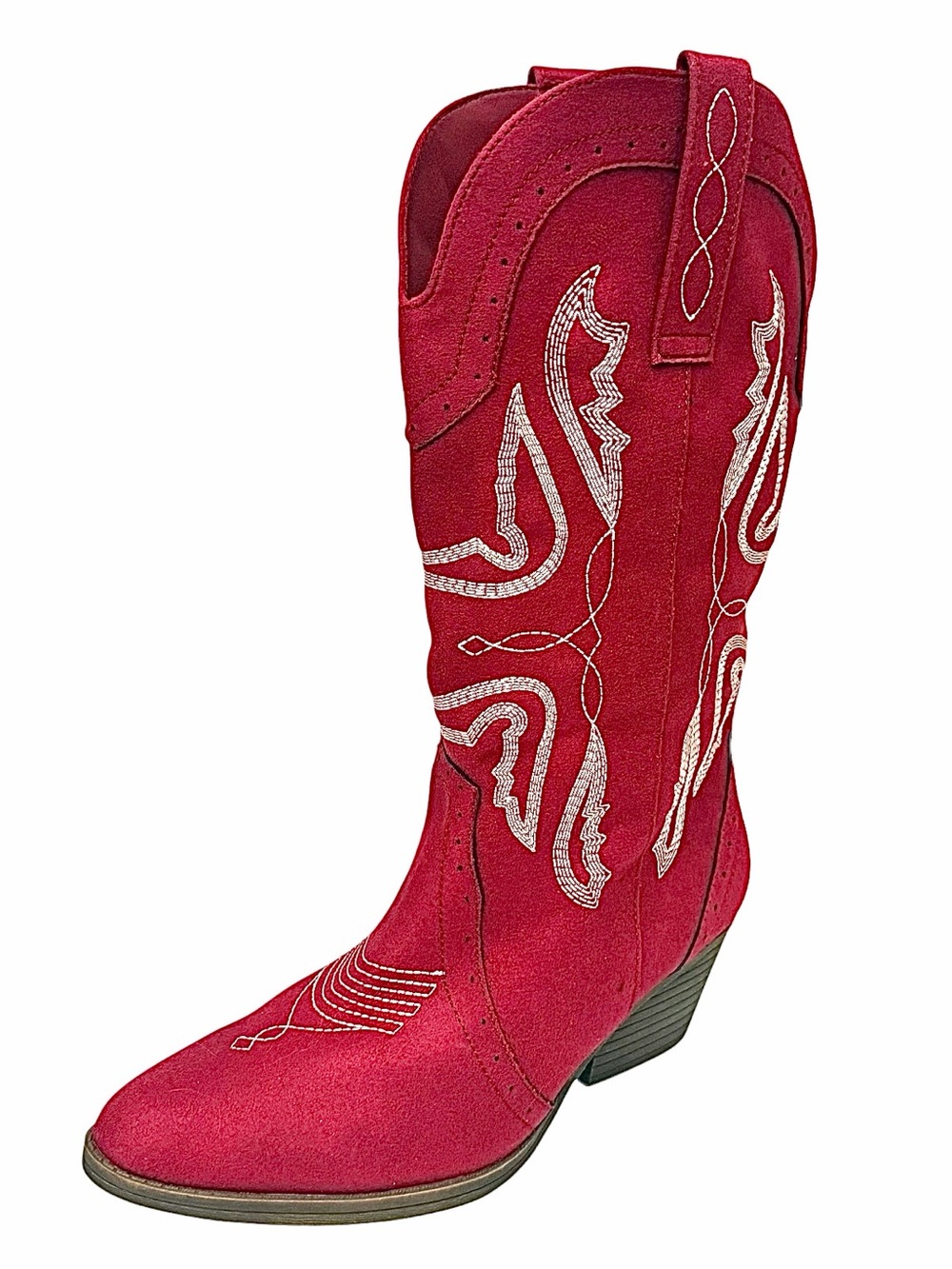 Sugar Tammy Western Cowboy Boots Red Women’s Size 9M Pointed Toe Pull On - Picture 2 of 8